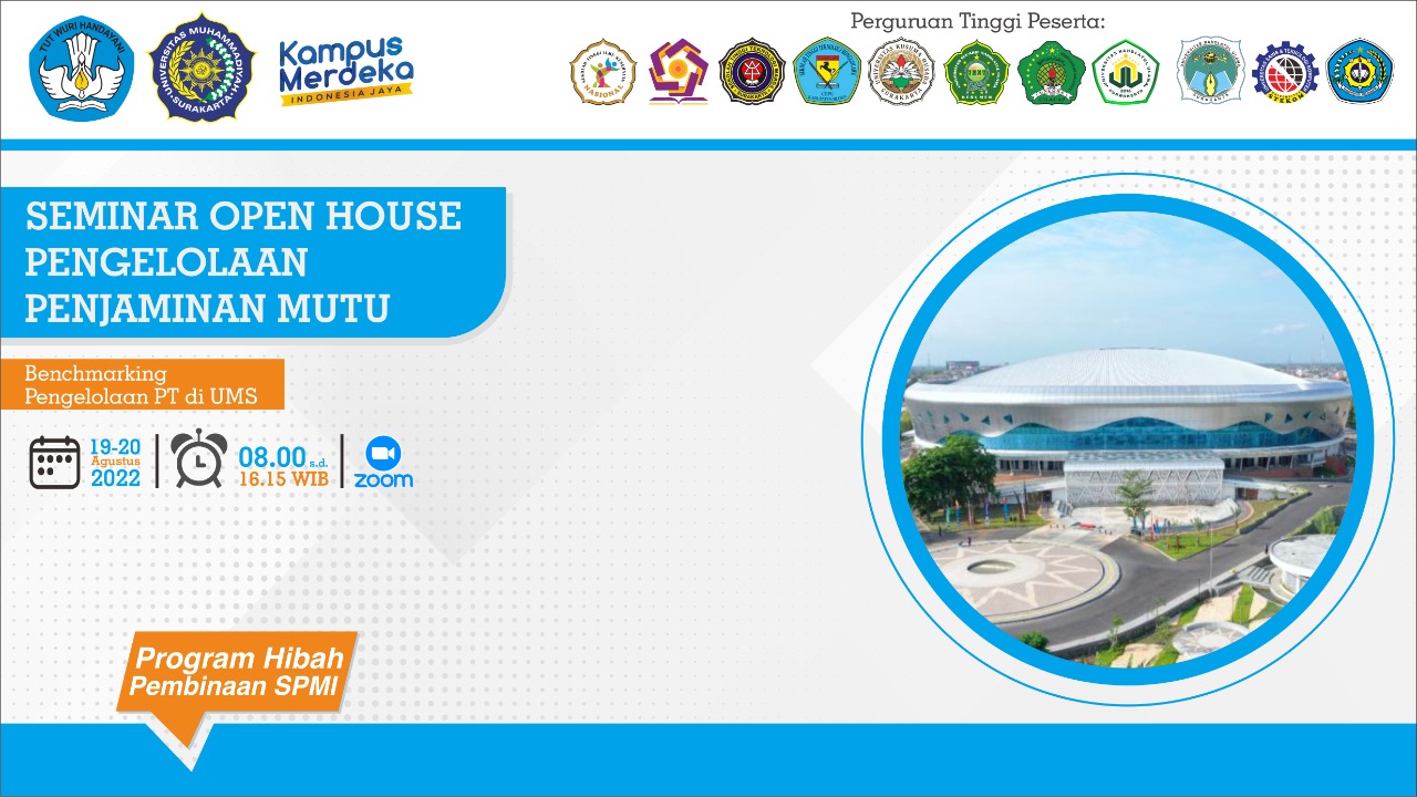 You are currently viewing UMS Selenggarakan Virtual Open House Pengelolaan Perguruan Tinggi bagi 11 Perguruan Tinggi Sasaran