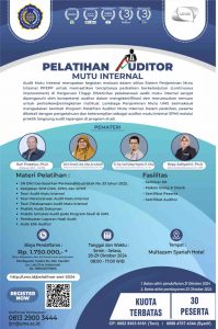 Read more about the article Undangan Pelatihan Auditor Mutu Internal bagi Peserta Eksternal UMS Tahun 2024