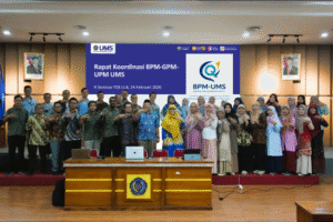 Read more about the article BPM UMS Perkuat Koordinasi Penjaminan Mutu Bersama GPM Fakultas dan UPM Program Studi