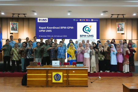 You are currently viewing BPM UMS Perkuat Koordinasi Penjaminan Mutu Bersama GPM Fakultas dan UPM Program Studi