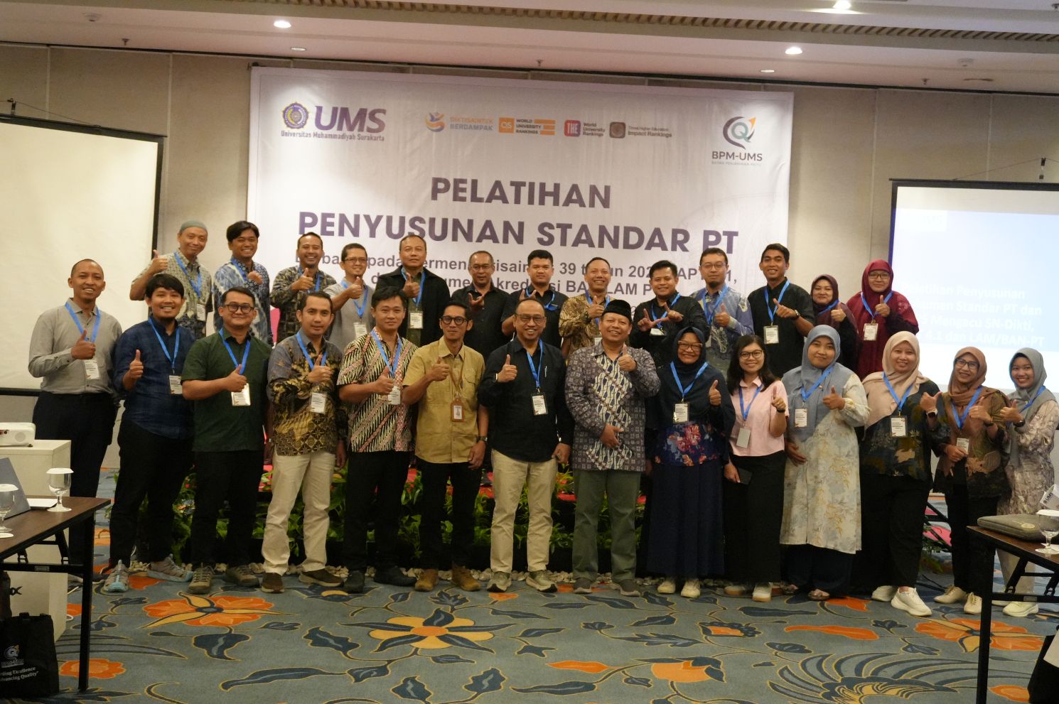 Read more about the article Untuk Pertama Kali, BPM UMS selenggarakan Pelatihan Penyusunan Standar Perguruan Tinggi
